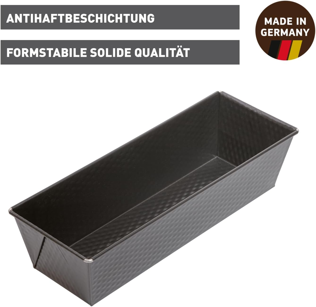 Detalle 2 de Original Kaiser Classic Kastenform Kuchen 30×11×8 cm – Antihaft, sauerteigbeständig