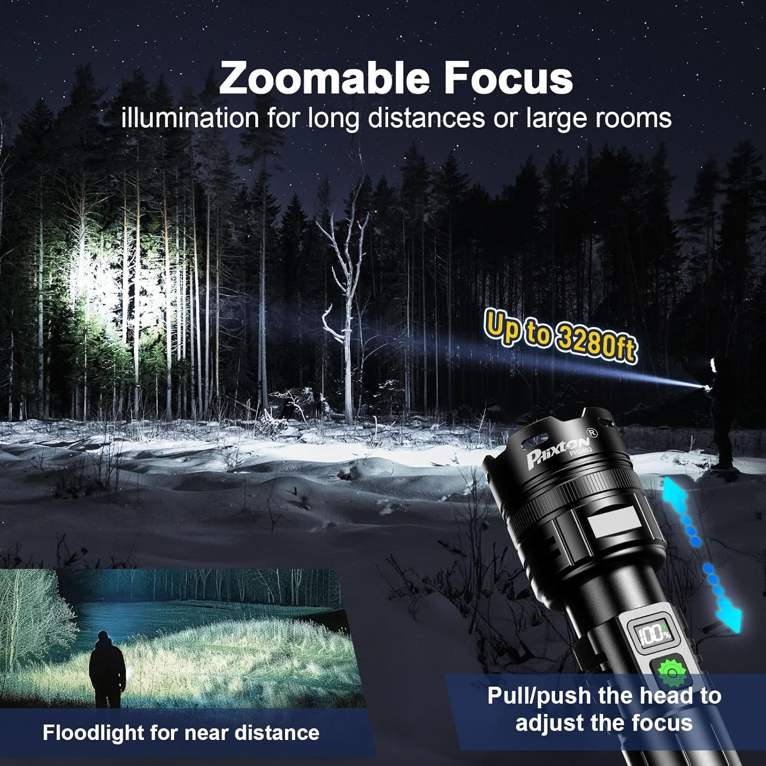Thumbnail 2 de PHIXTON PH2403 Rechargeable Torch