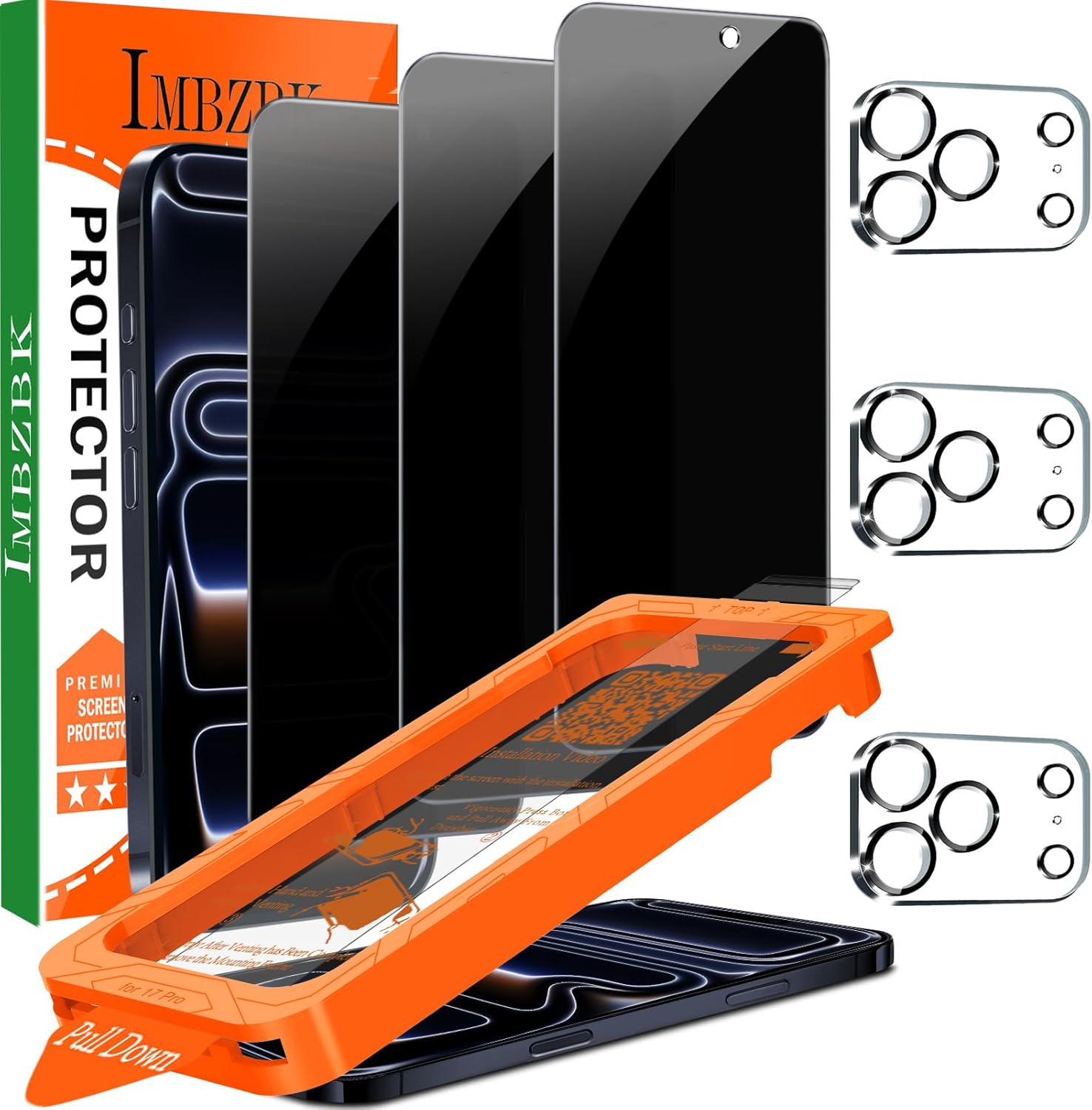 IMBZBK Protector Privacidad iPhone 17 Pro 6.3