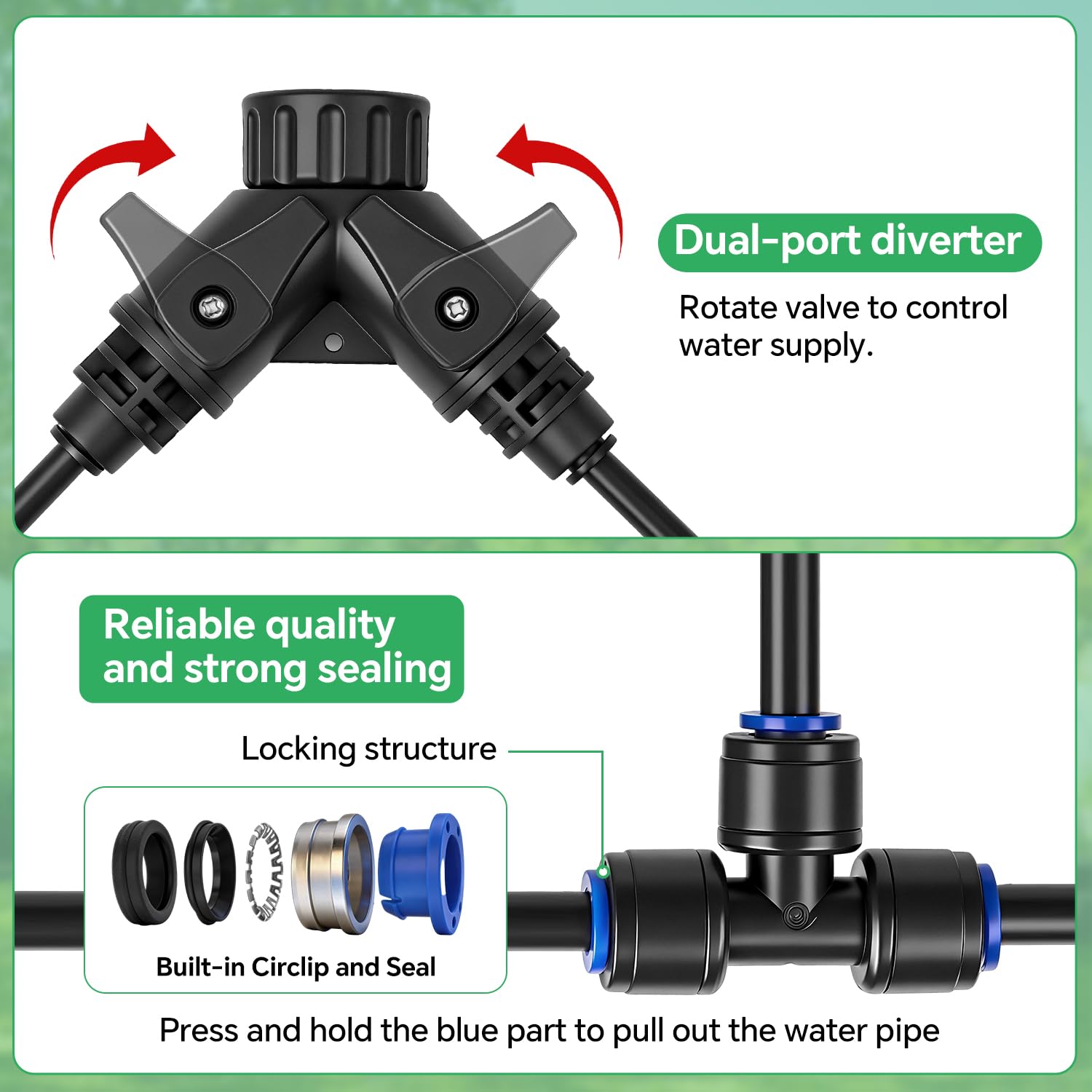 Detalle 2 de Drip Irrigation System, 120 ft