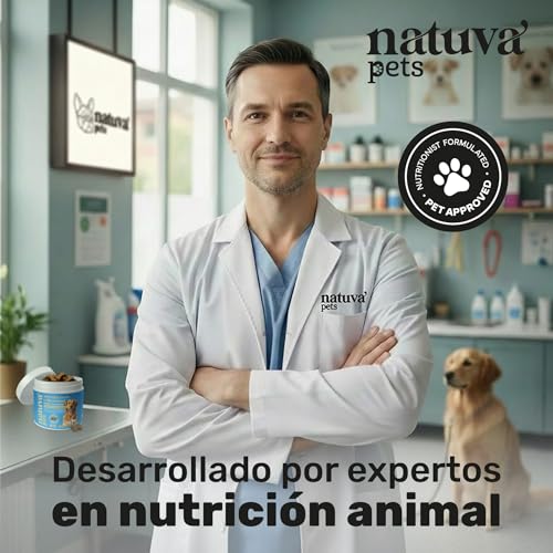 Thumbnail 8 de Condroprotector para Perros de Natuva Pets: Glucosamina, Condroitina, MSM y Ácido Hialurónico en 120 Masticables