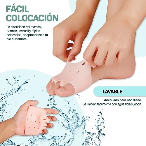Detalle 1 de SUPLYMAR separador de dedos con almohadilla metatarsiana y protector de juanete