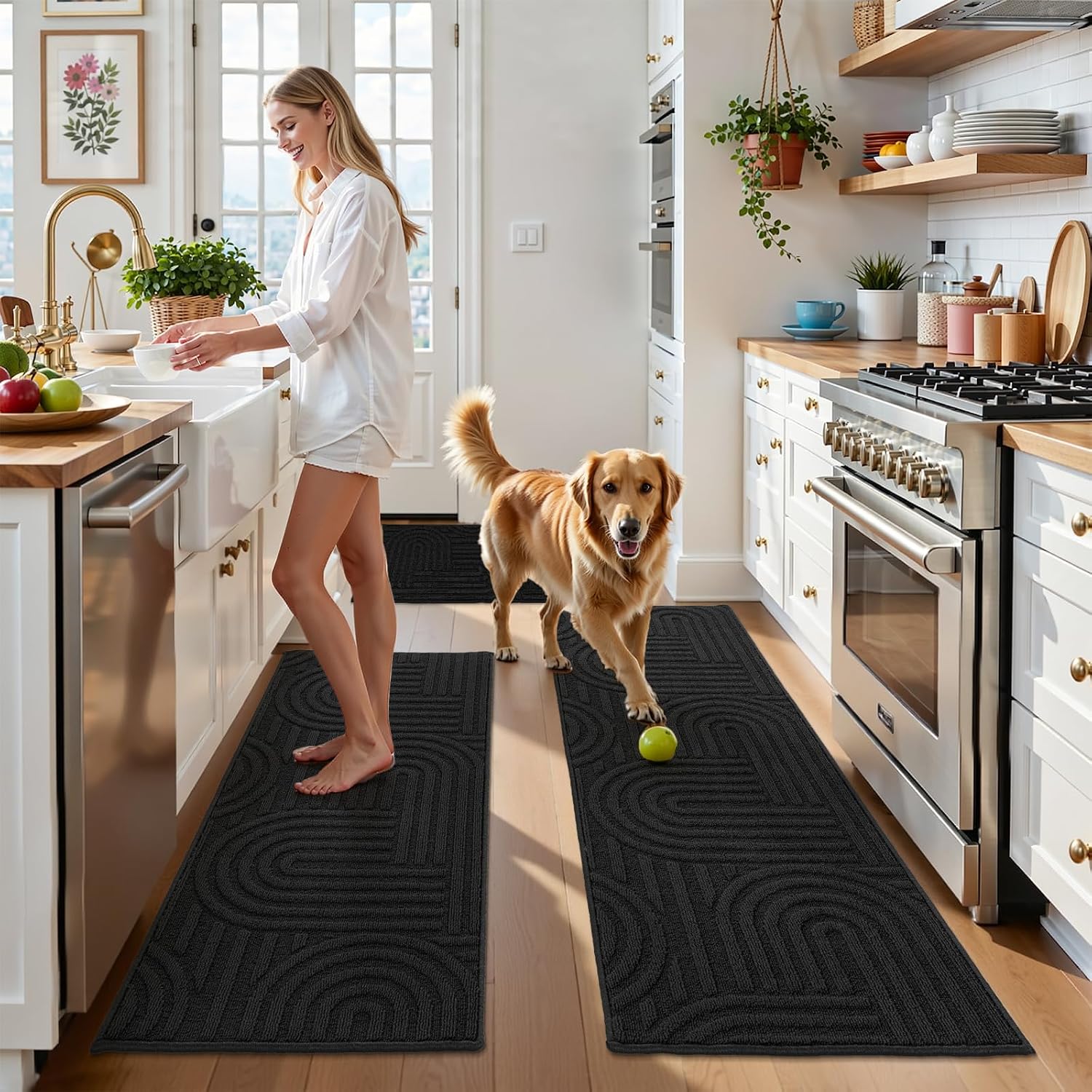 Detalle de U'Artlines Kitchen Mats Set of 3