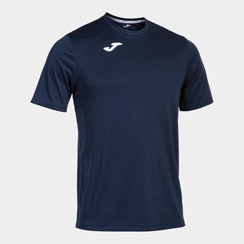 Detalle de Joma Combi M/C, camiseta deportiva de hombre, manga raglán, marino, talla L