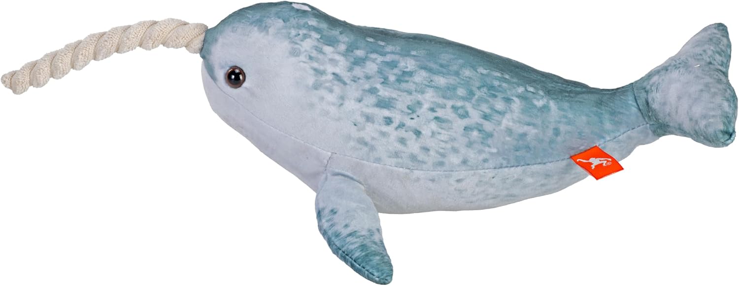 Detalle de Wild Republic 23421 Living Ocean Mini Narwal-knuffel, meerkleurig, 40 cm