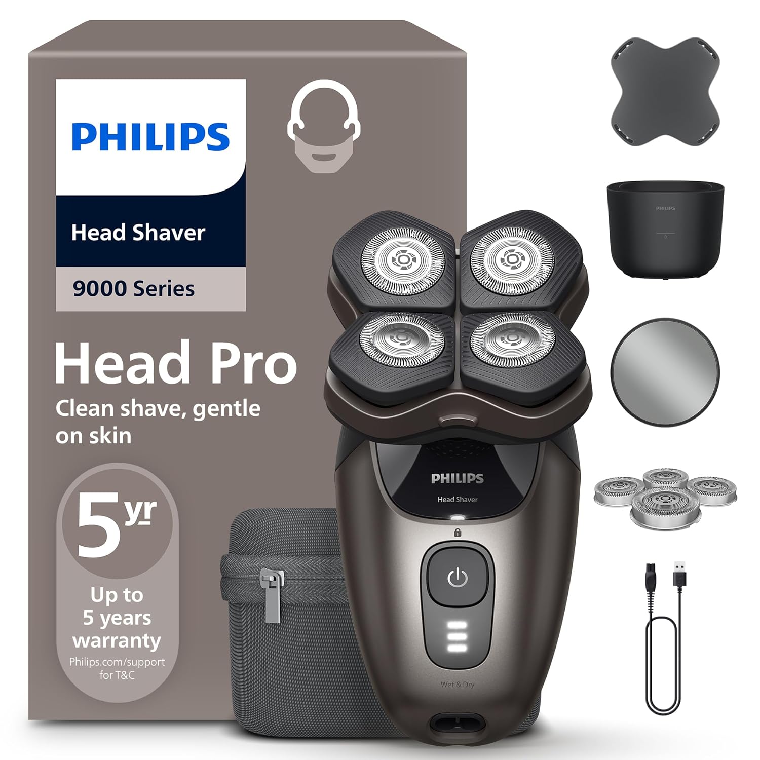 Philips HS9980/15 Glatzenrasierer 360° 🪒