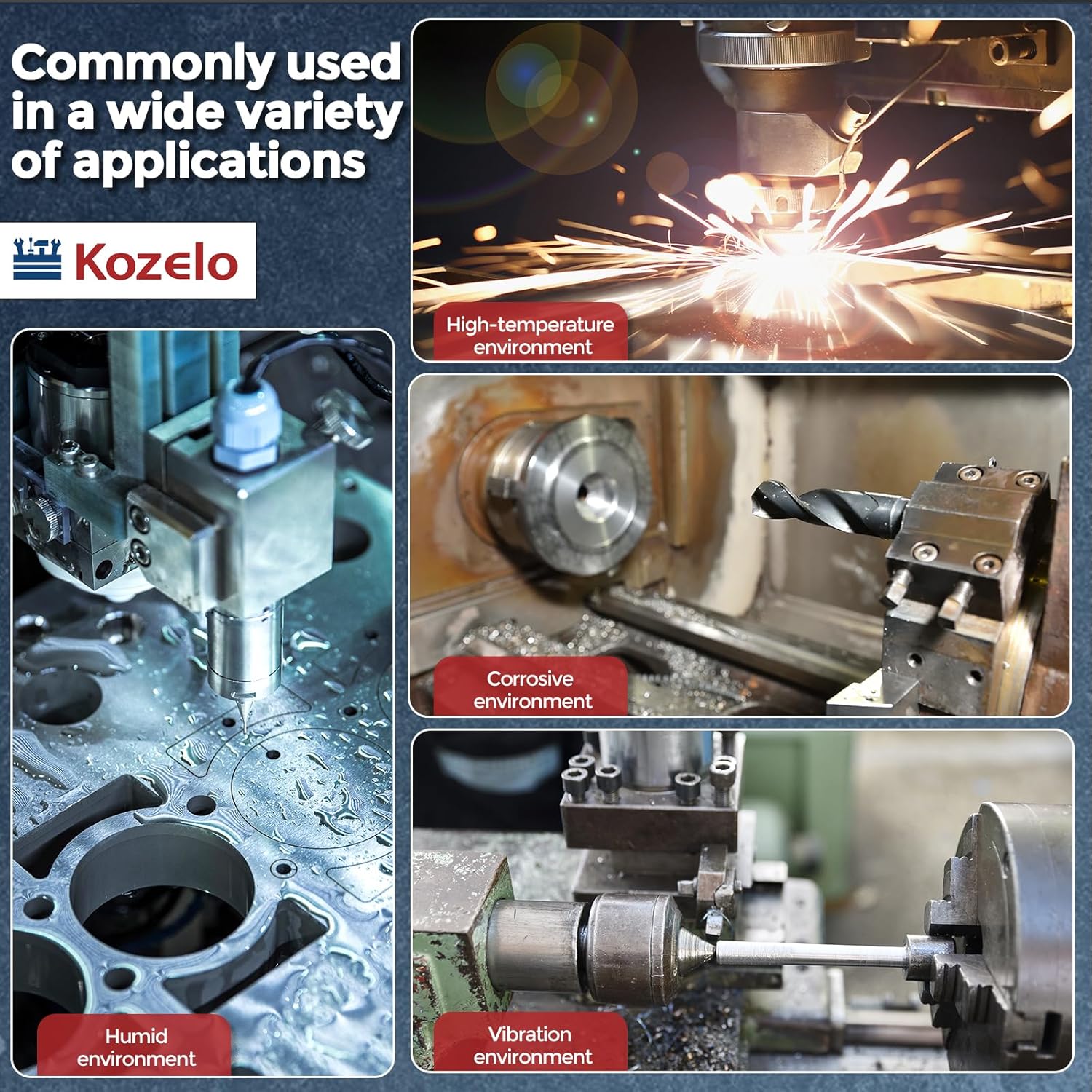 Thumbnail 4 de Kozelo 10 pack Socket Head Cap Screws 1/4"-20 x 3/4" UNC 304 Stainless Steel (Allen drive)