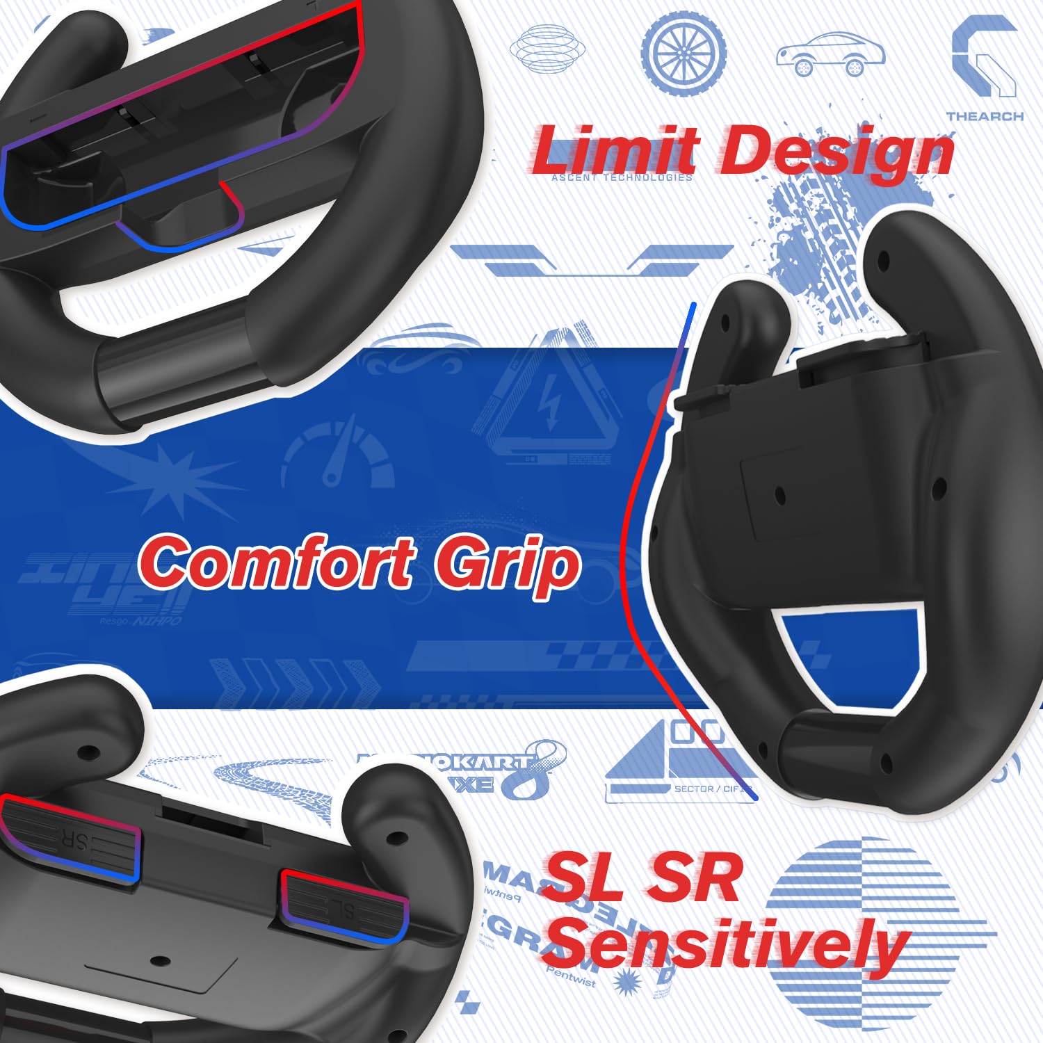 Thumbnail 2 de pdobq Switch Steering Wheel 4-Pack