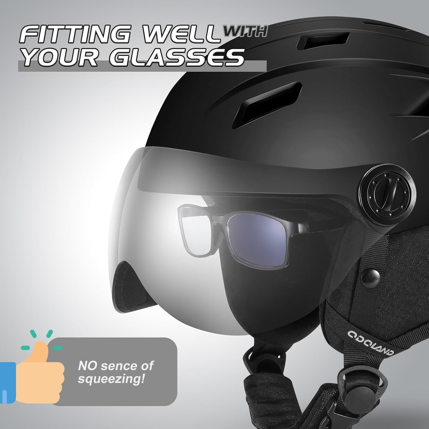 Thumbnail 1 de Odoland Ski Helmet with Visor