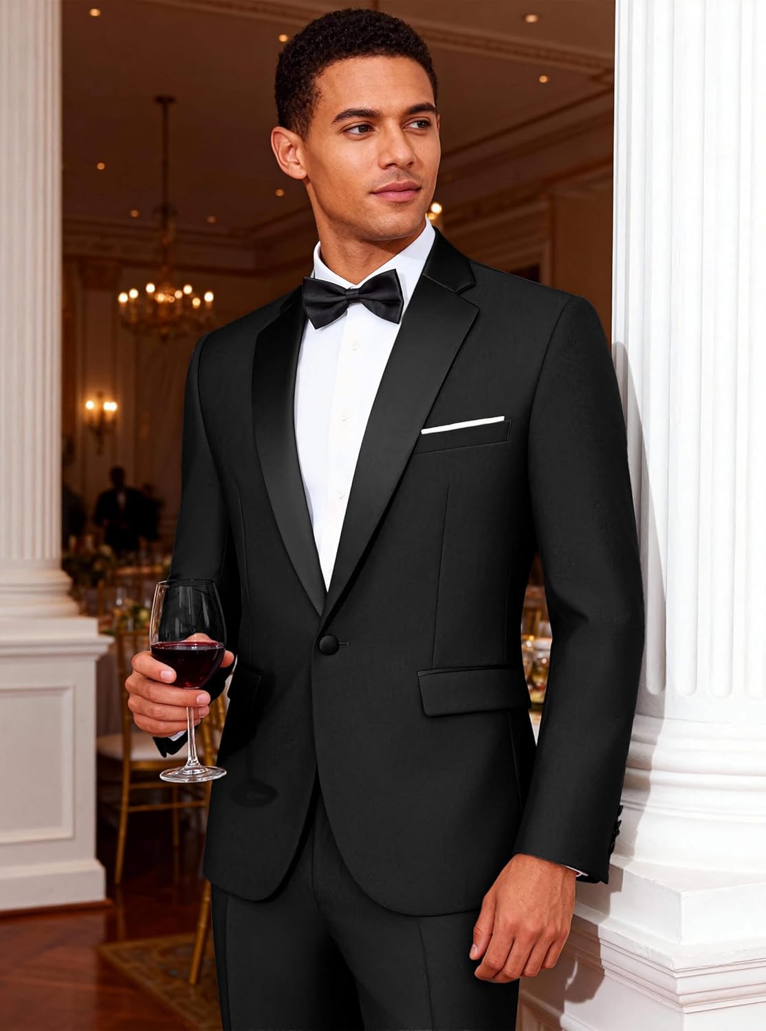 Thumbnail 2 de WULFUL Men’s Slim Fit Suit Set, 2 Piece