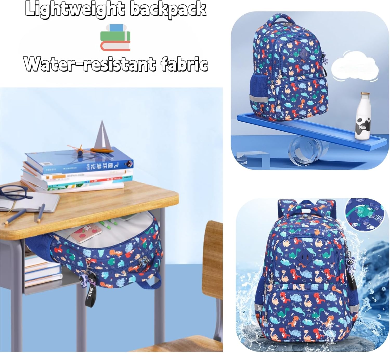 Thumbnail 6 de Armbq Kids School Backpack 32.5x14.5x43 cm