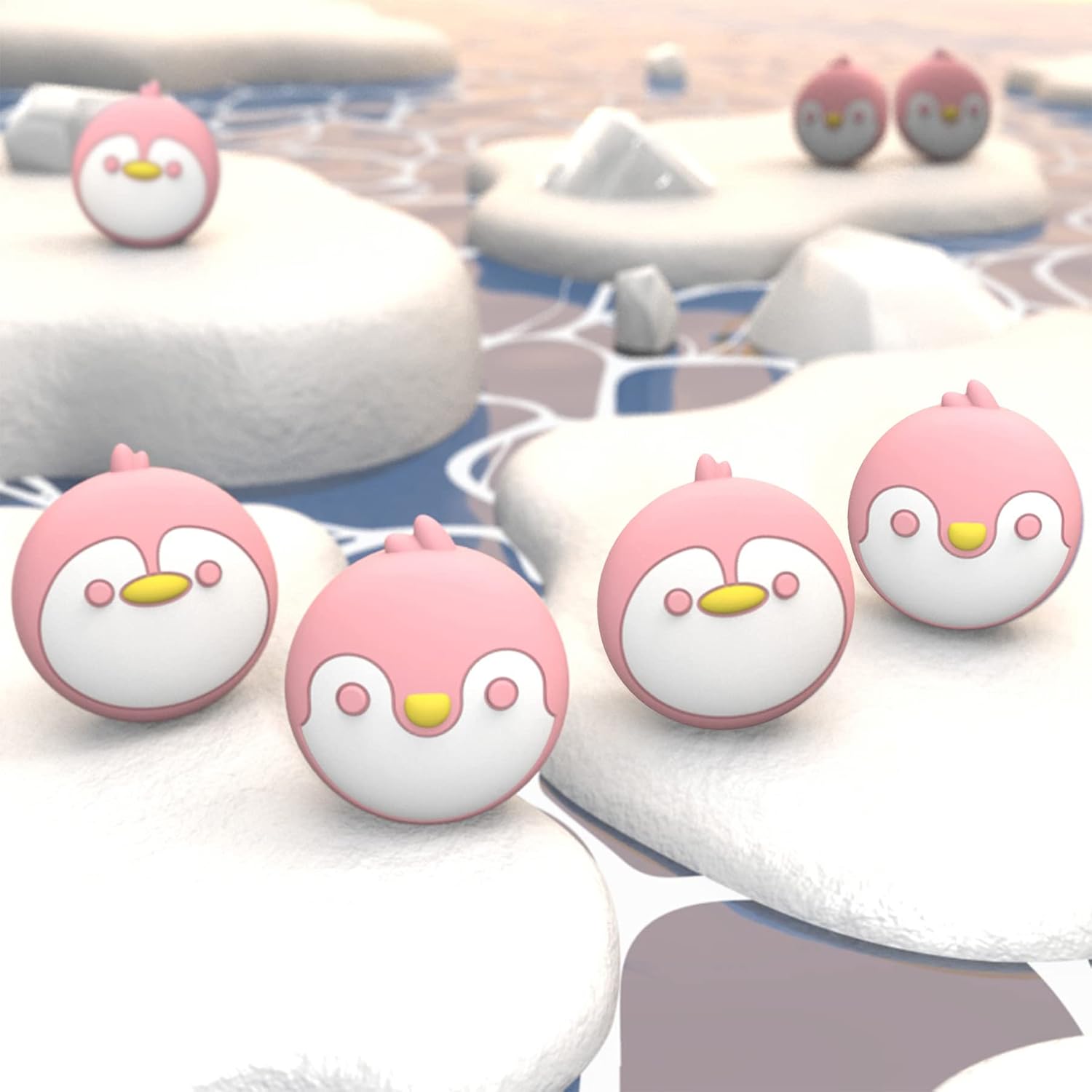 Thumbnail 6 de PlayVital Penguin Thumb Grip Caps for PS5/4