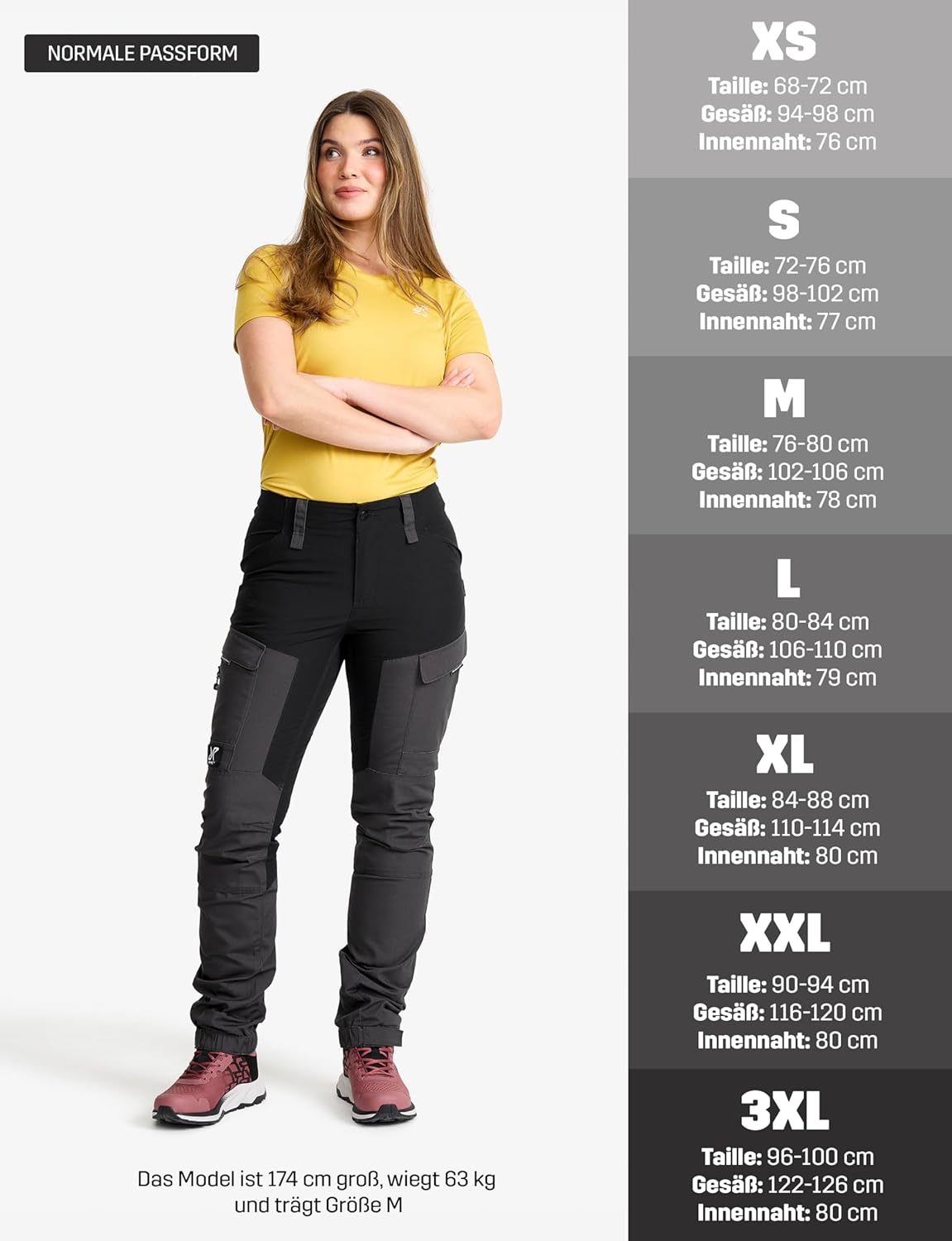 Thumbnail 2 de RevolutionRace Damen RVRC GP Pants – Outdoor-Hose zum Wandern und für viele Aktivitäten