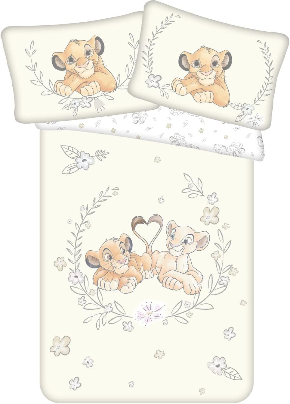 Detalle de Jerry Fabrics 22BS145 Lion King Children's Bedding Set, 100% Cotton
