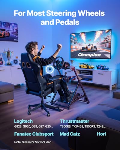 Thumbnail 1 de VEVOR Supporto per Volante da Corsa Pieghevole Regolabile: robustezza, compatibilità ampia e praticità