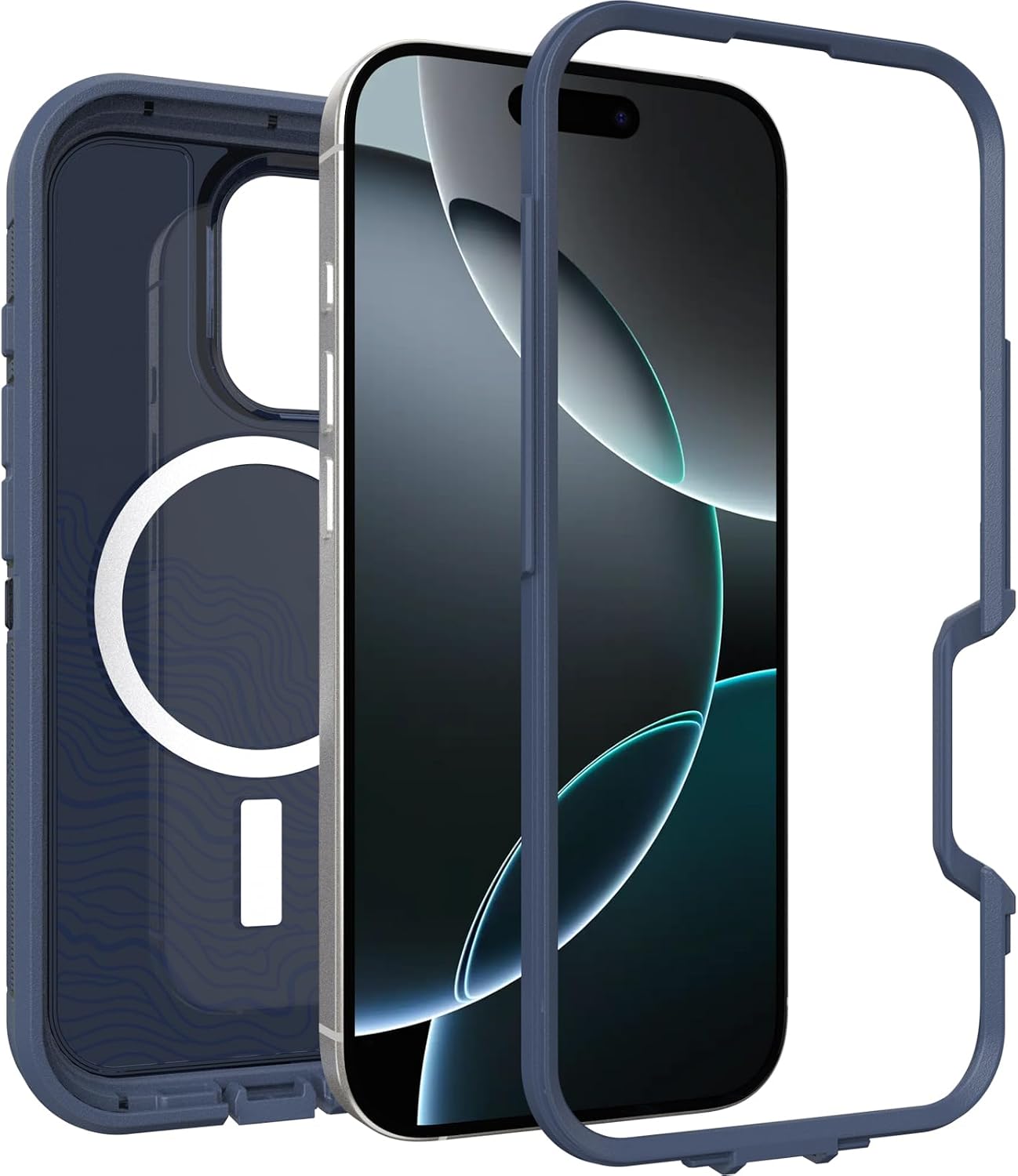 Detalle de OtterBox iPhone 16 Pro Defender Pro Clear Case