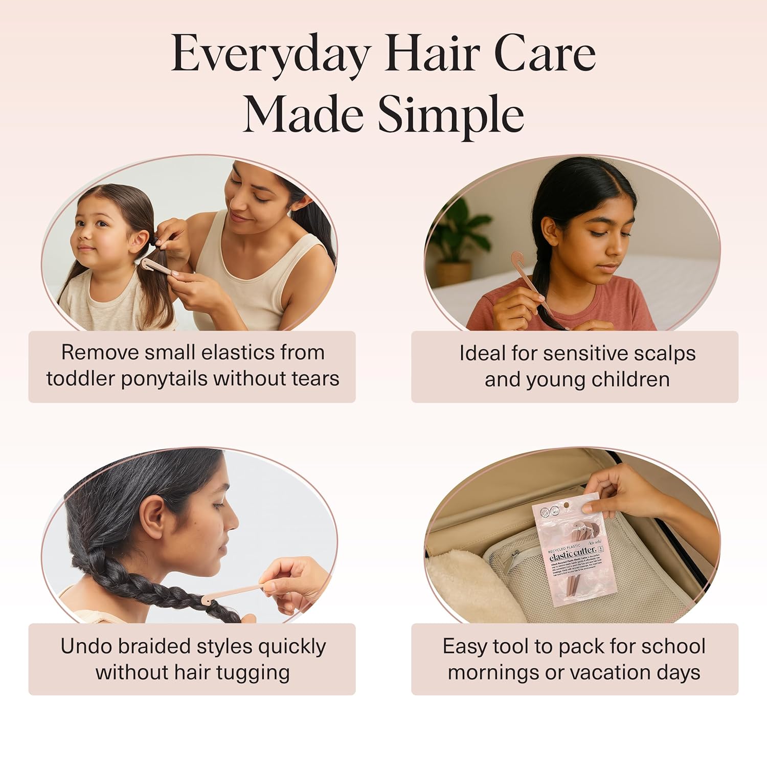 Thumbnail 5 de Kitsch Hair Tie Cutter 3pc Set