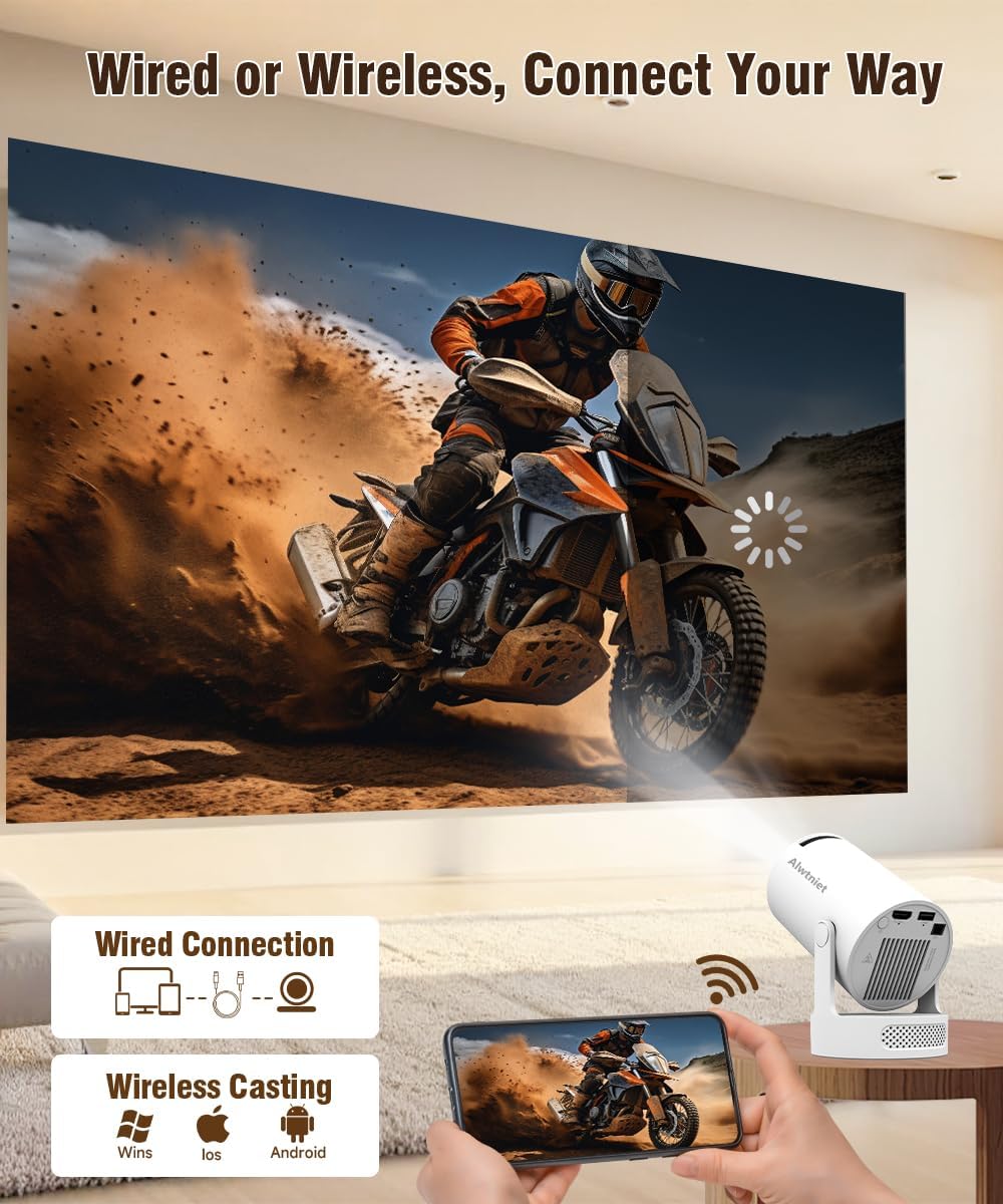 Thumbnail 6 de Mini Projector 4K Support for Bedroom