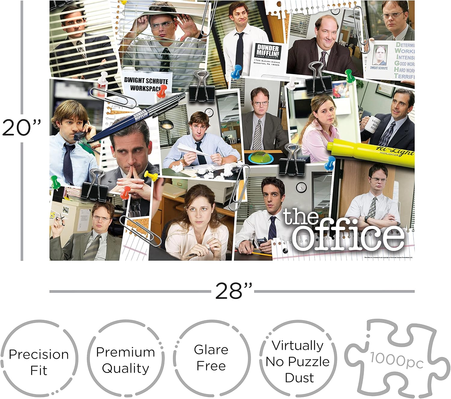Thumbnail 1 de The Office Cast 1000 Piece Jigsaw Puzzle