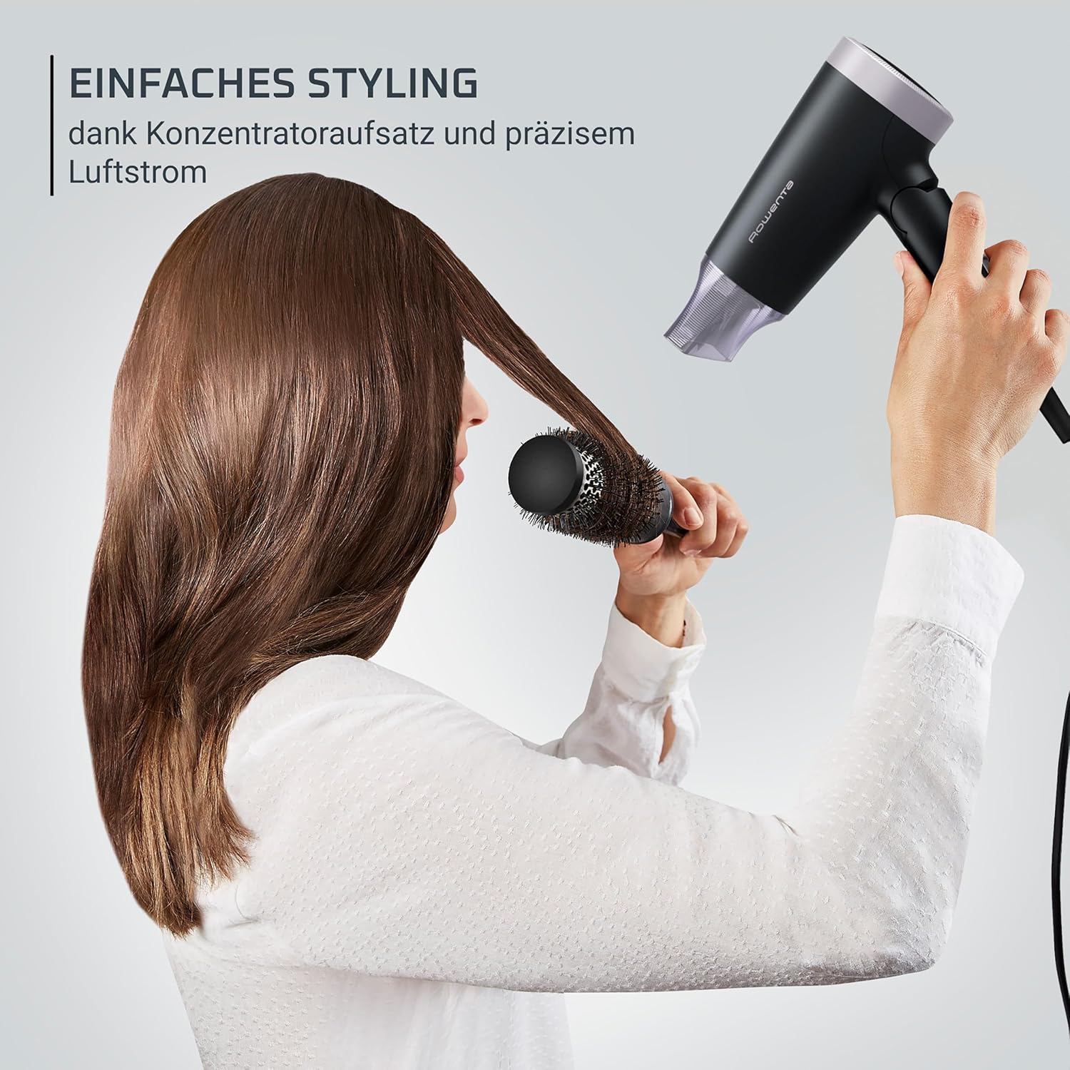 Thumbnail 4 de Rowenta Express Style Haartrockner CV1831F0 – energiesparend, klappbarer Griff, Konzentrator-Aufsatz