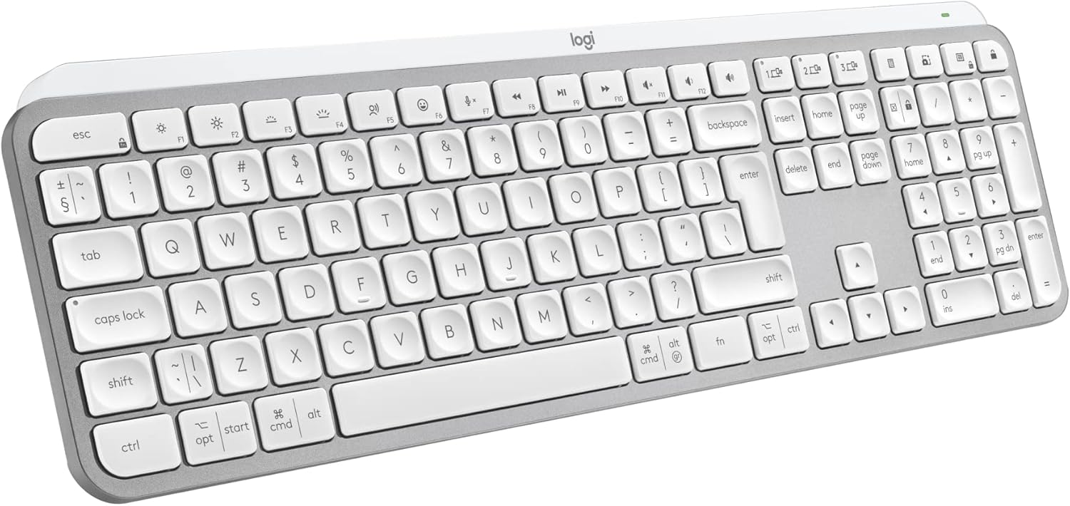 Detalle de Logitech MX Keys S Kabellos Tastatur – US INT'L QWERTY