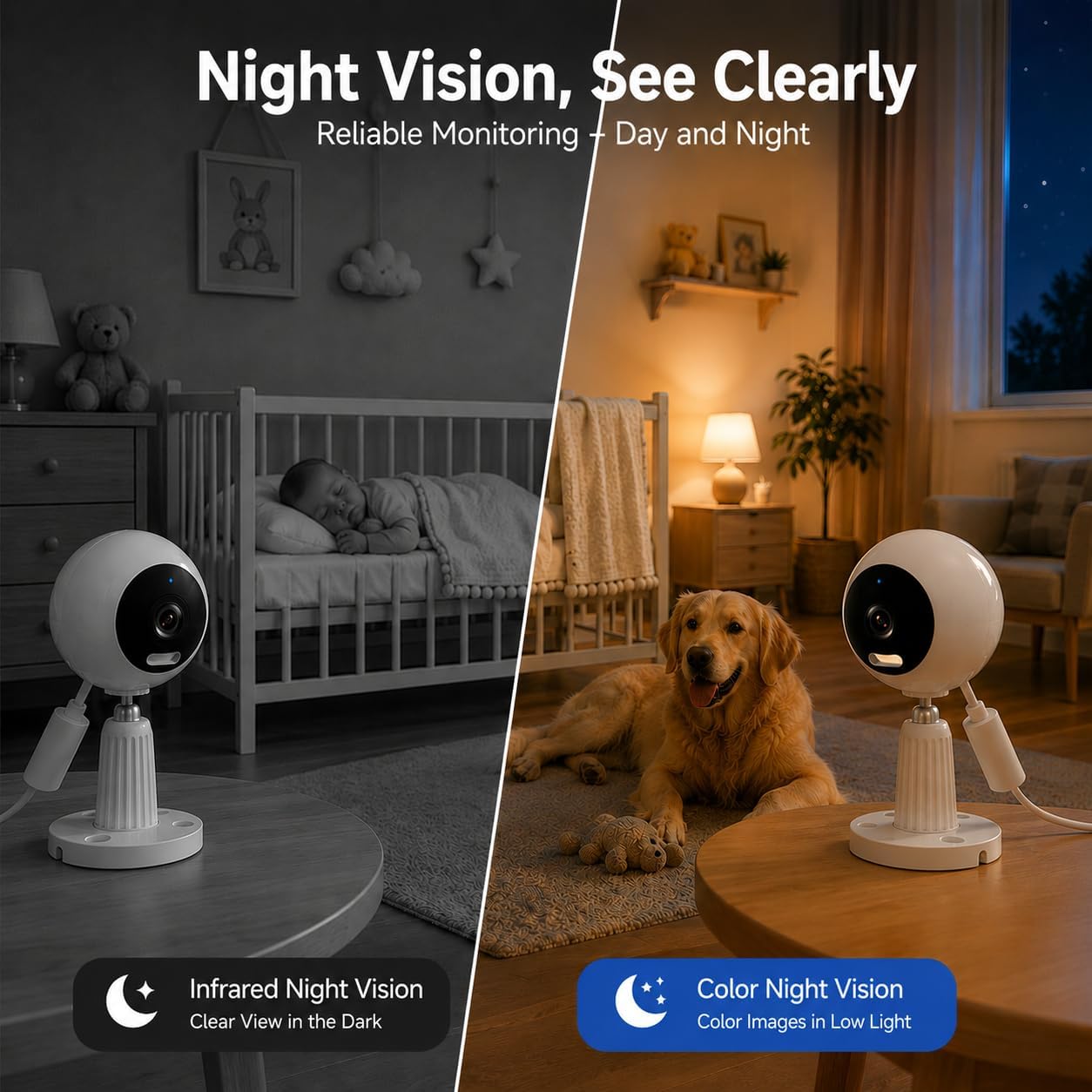 Detalle 2 de GUOANVISION 3MP Outdoor/Indoor Security Camera