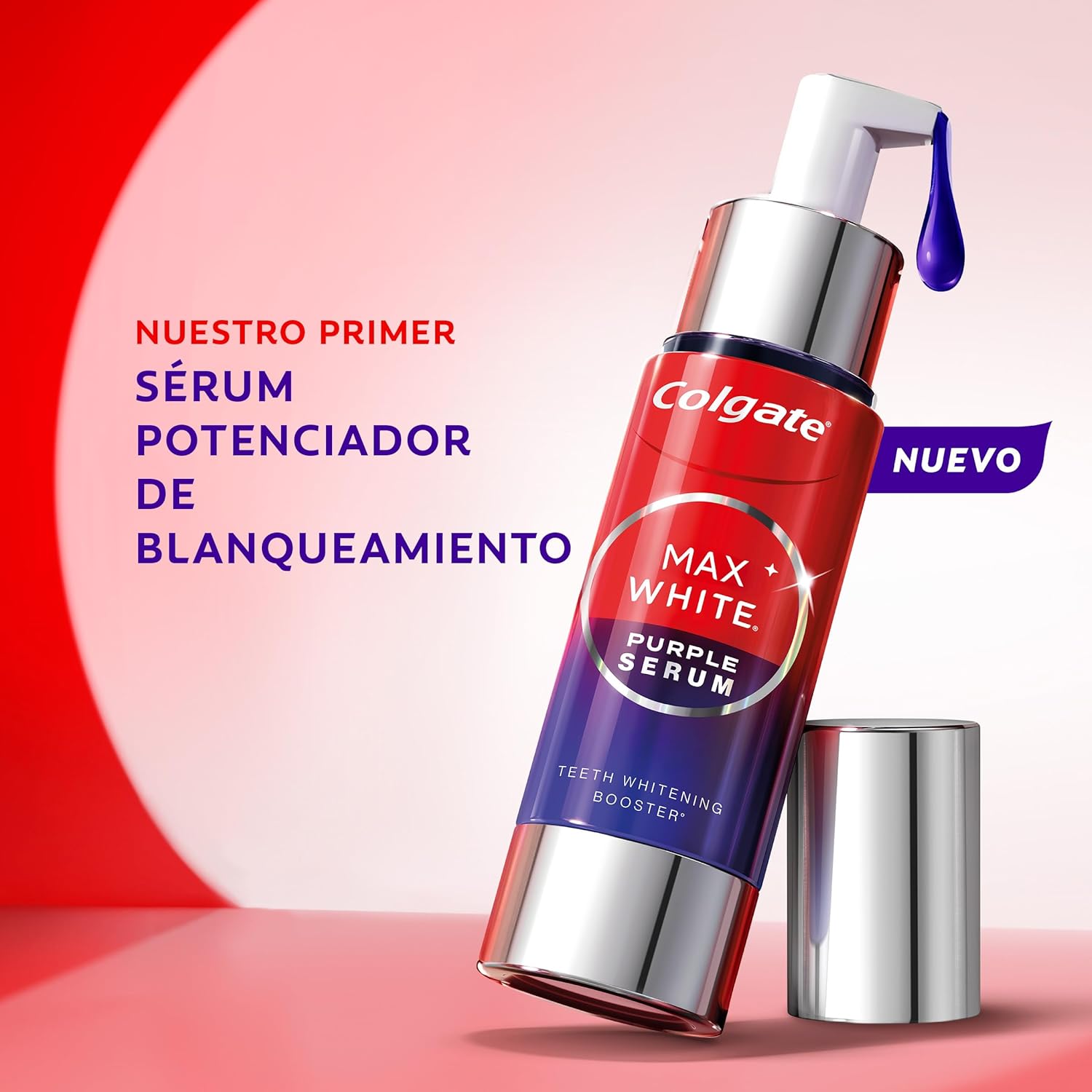 Thumbnail 1 de Colgate Max White Purple Reveal Pack 4x75ml + Sérum 40ml