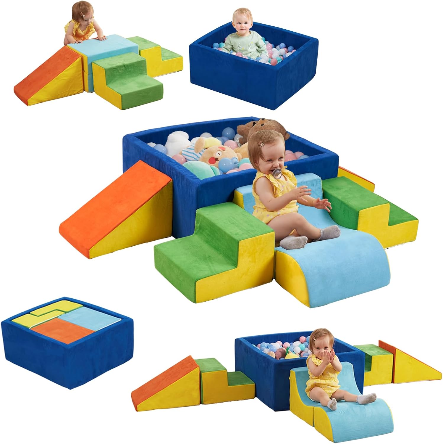 Detalle de STAOLENE Soft Foam Climbing Blocks 6PCS