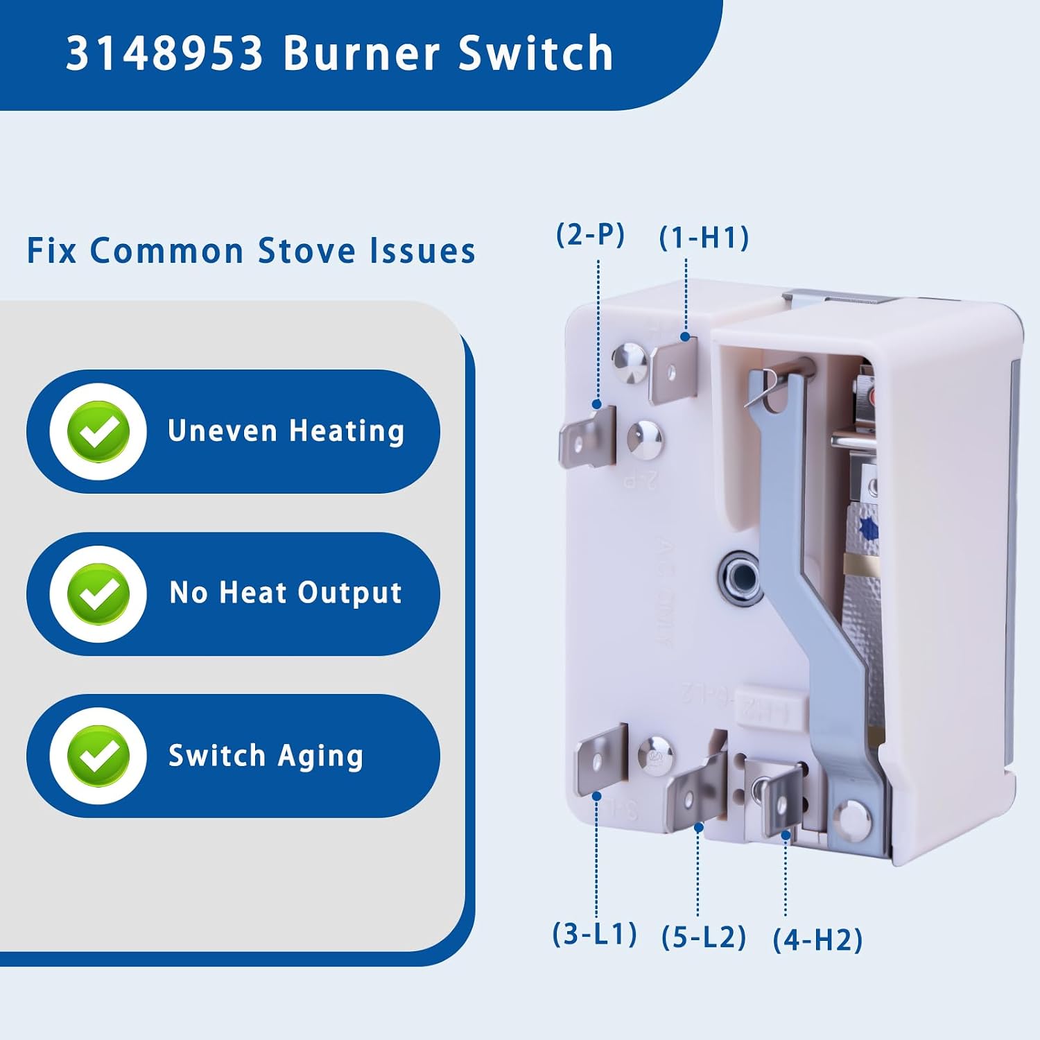 Thumbnail 4 de Whirlpool Infinite Control Switch 3148953