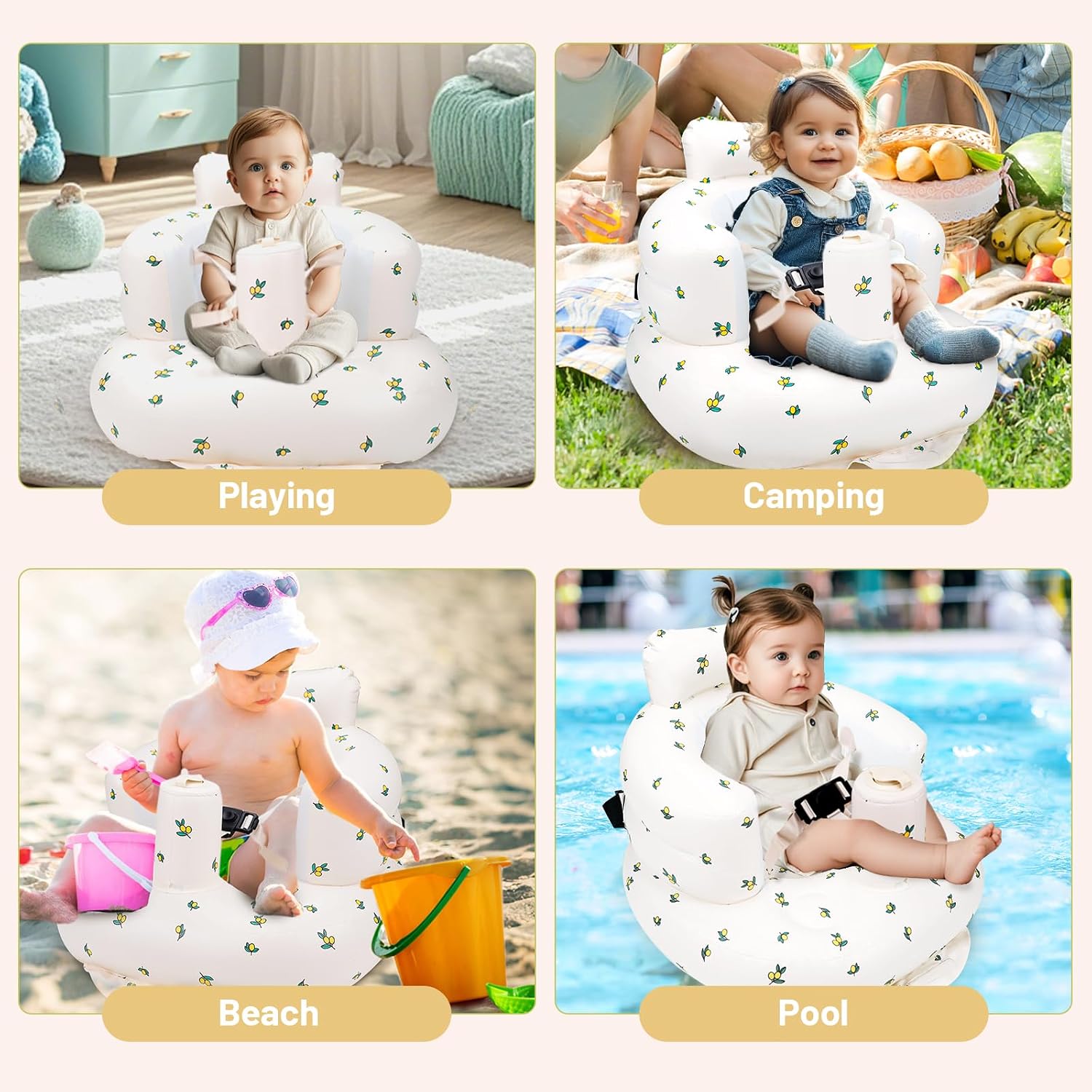 Thumbnail 4 de AirSwim Baby Inflatable Seat 3‑Point Harness