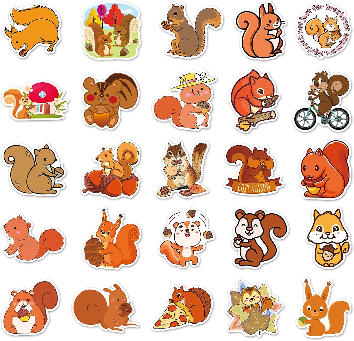 Detalle 2 de Squirrel Stickers, 50-Pack