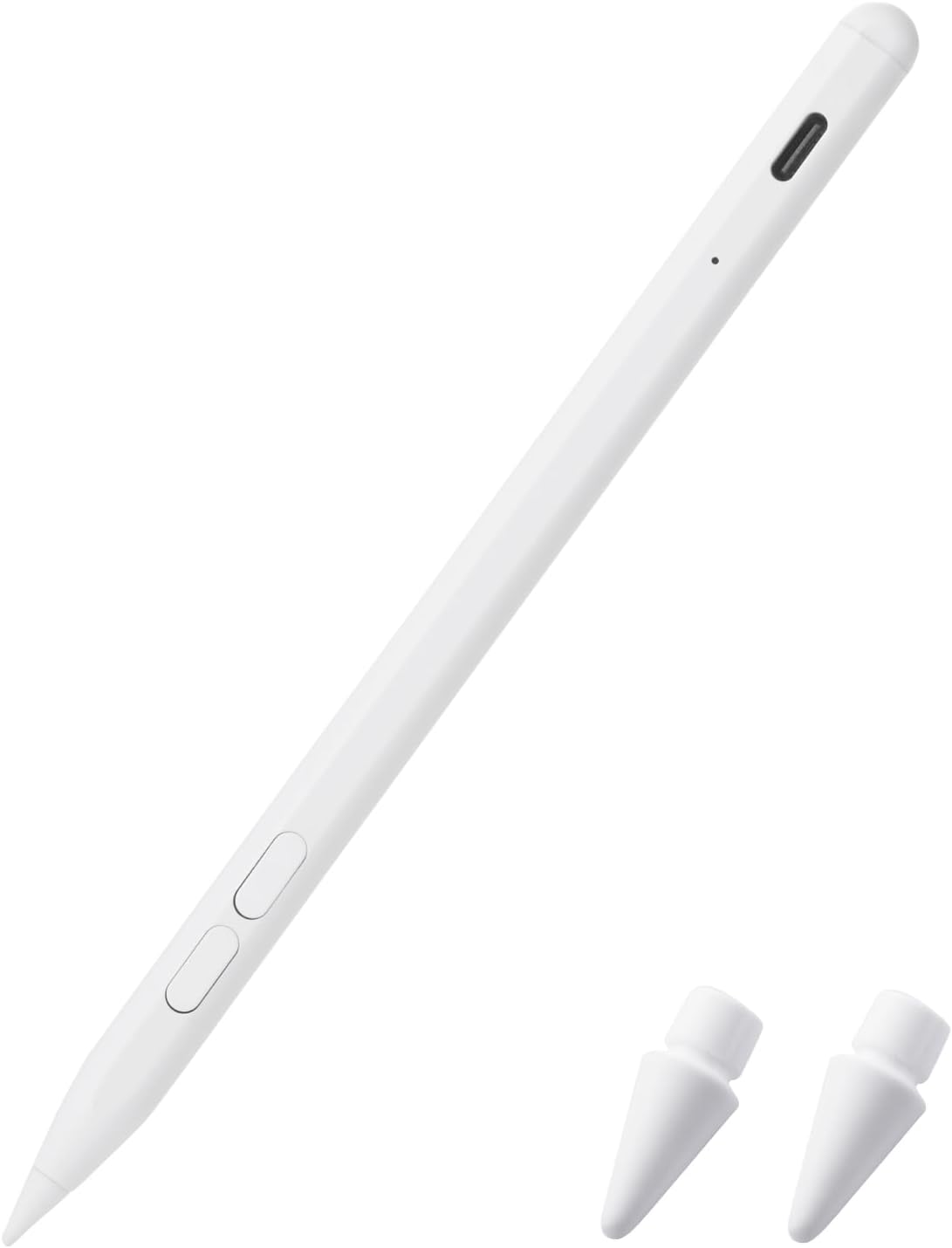 Detalle de エレコム P-TPACSTAP14WWH iPad専用タッチペン、Goodnotesボタン・急速充電・傾き検知