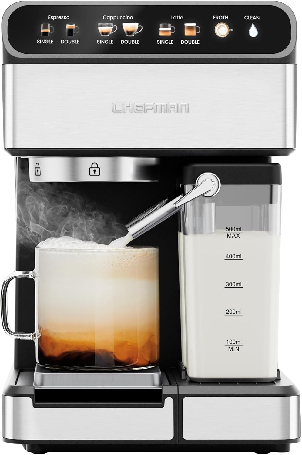Chefman CaféMaster Pro 1.8L Espresso Machine