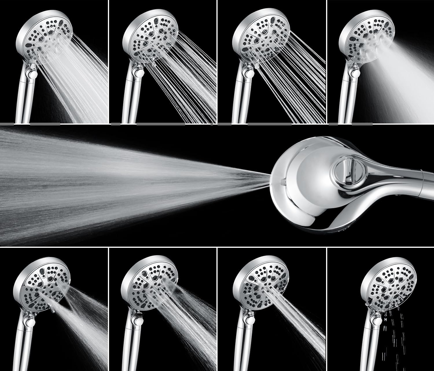 Detalle 2 de INAVAMZ 2-in-1 10" Shower Head 2.5GPM