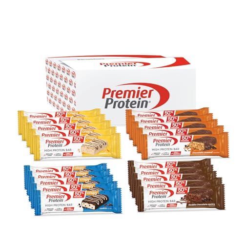 Detalle de Premier Protein - High Protein Bar 50% Multivr flavours box 20 x 40 g