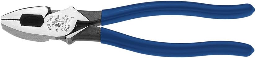 Detalle de Klein Tools D20009NEGLW: Pinza tagliacavi ad alta leva e impugnature fosforescenti per cantieri