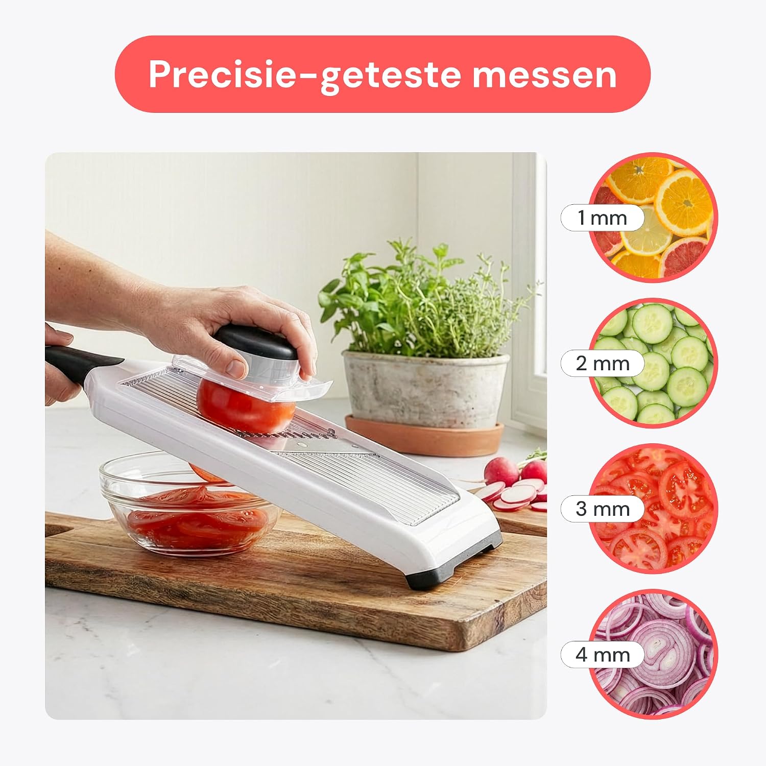 Detalle de Fullstar FUL-FGS-H002-01-AA1US mandoline en juliennesnijder 2-in-1