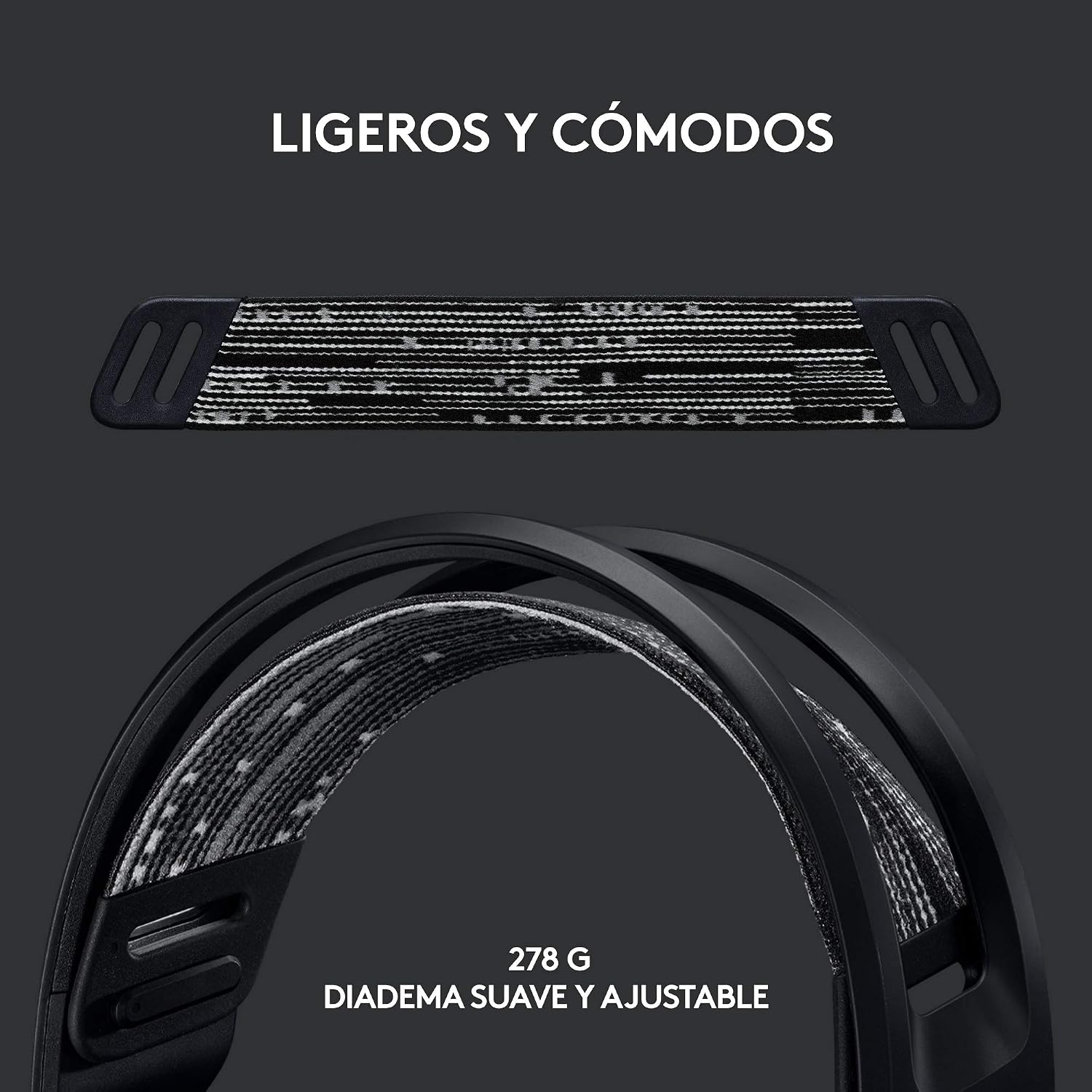 Thumbnail 1 de Logitech G G733 Lightspeed: auriculares inalámbricos para gaming con micrófono Blue Vo!CE y RGB