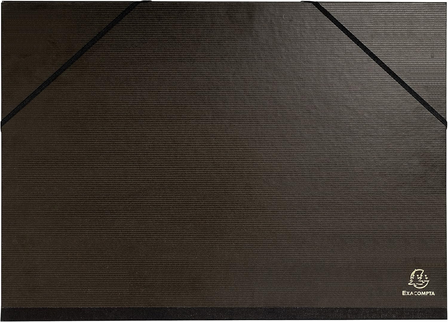 Thumbnail 5 de Exacompta 544100E Zeichenmappe aus Kraftkarton für DIN A3 mit 2 Stoffverschlussbändchen und 3 cm Rückenbreite