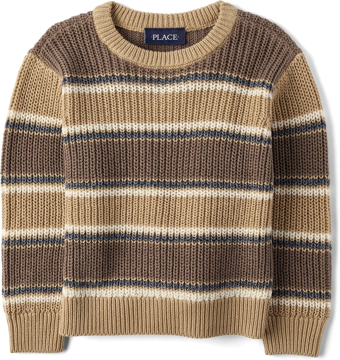 Detalle de The Children's Place Baby Boys' and Toddler Striped Cotton Pullover Sweater