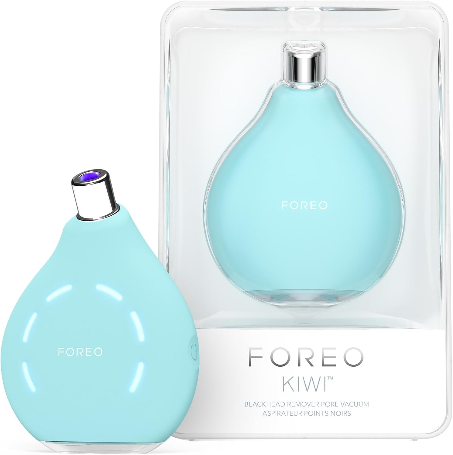 Detalle de FOREO KIWI Extracteur De Points Noirs – Aspirateur De Pores Avec Lumière