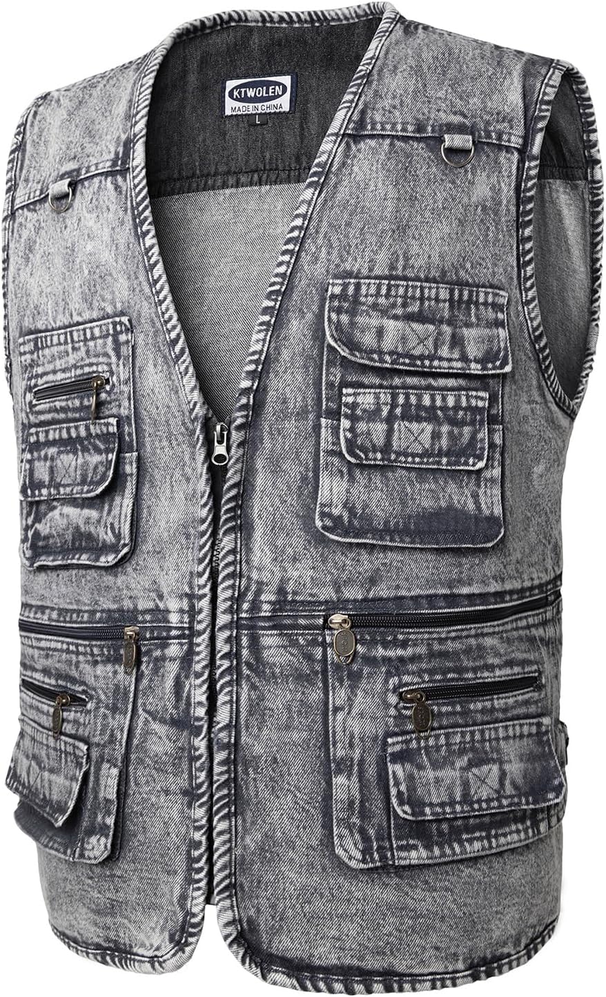 Detalle 2 de KTWOLEN Denim Outdoor Weste Herren