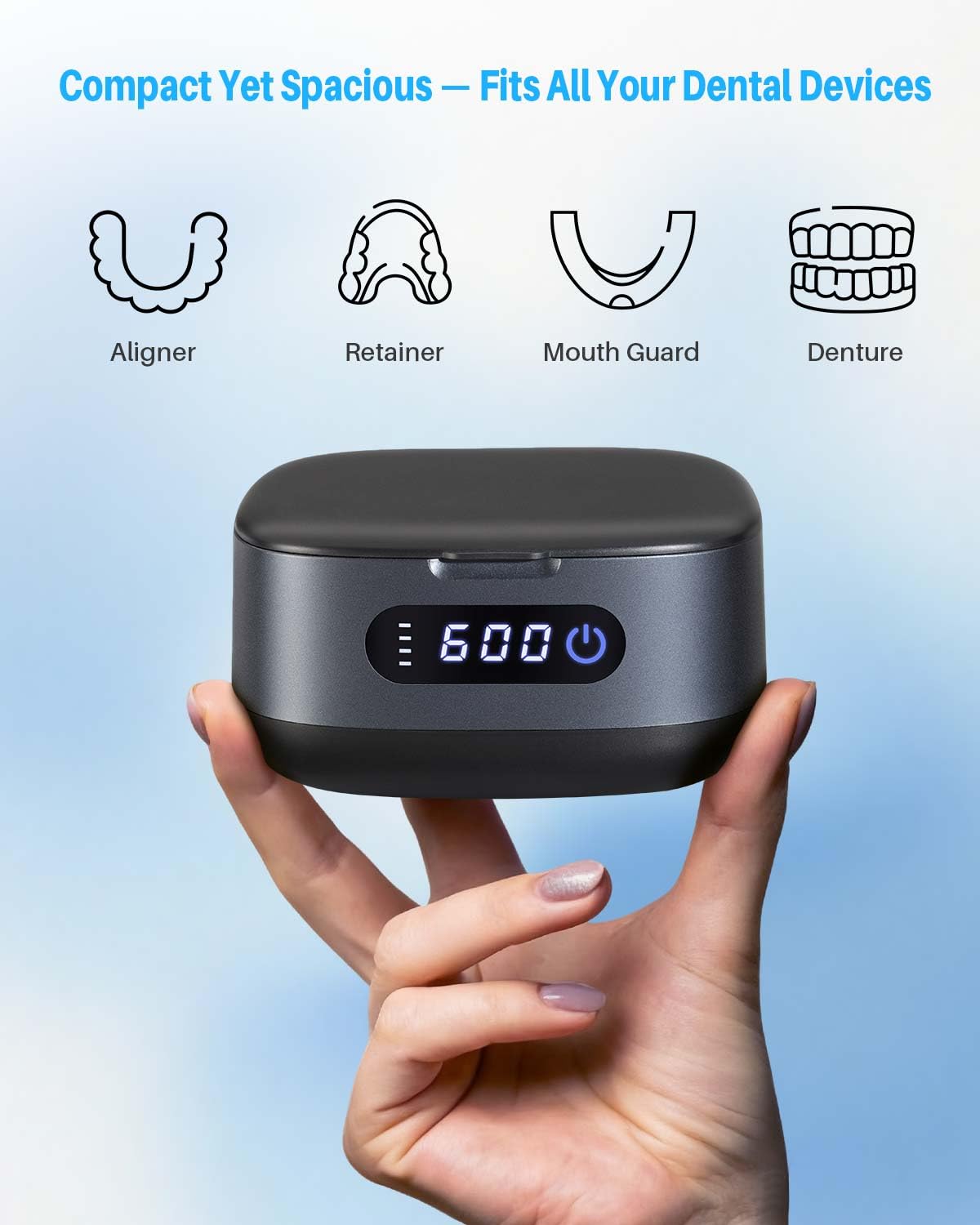 Detalle de Voraiya Ultrasonic Retainer Cleaner 166 mL