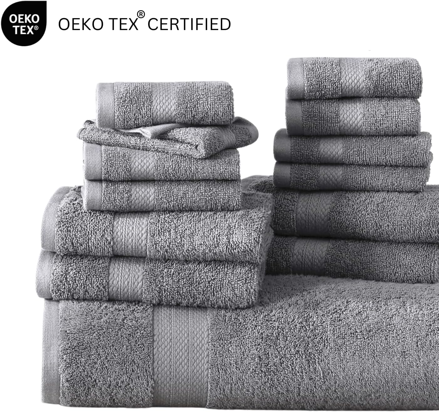 Thumbnail 6 de Lane Linen Mercerized Cotton 6-Piece Towels