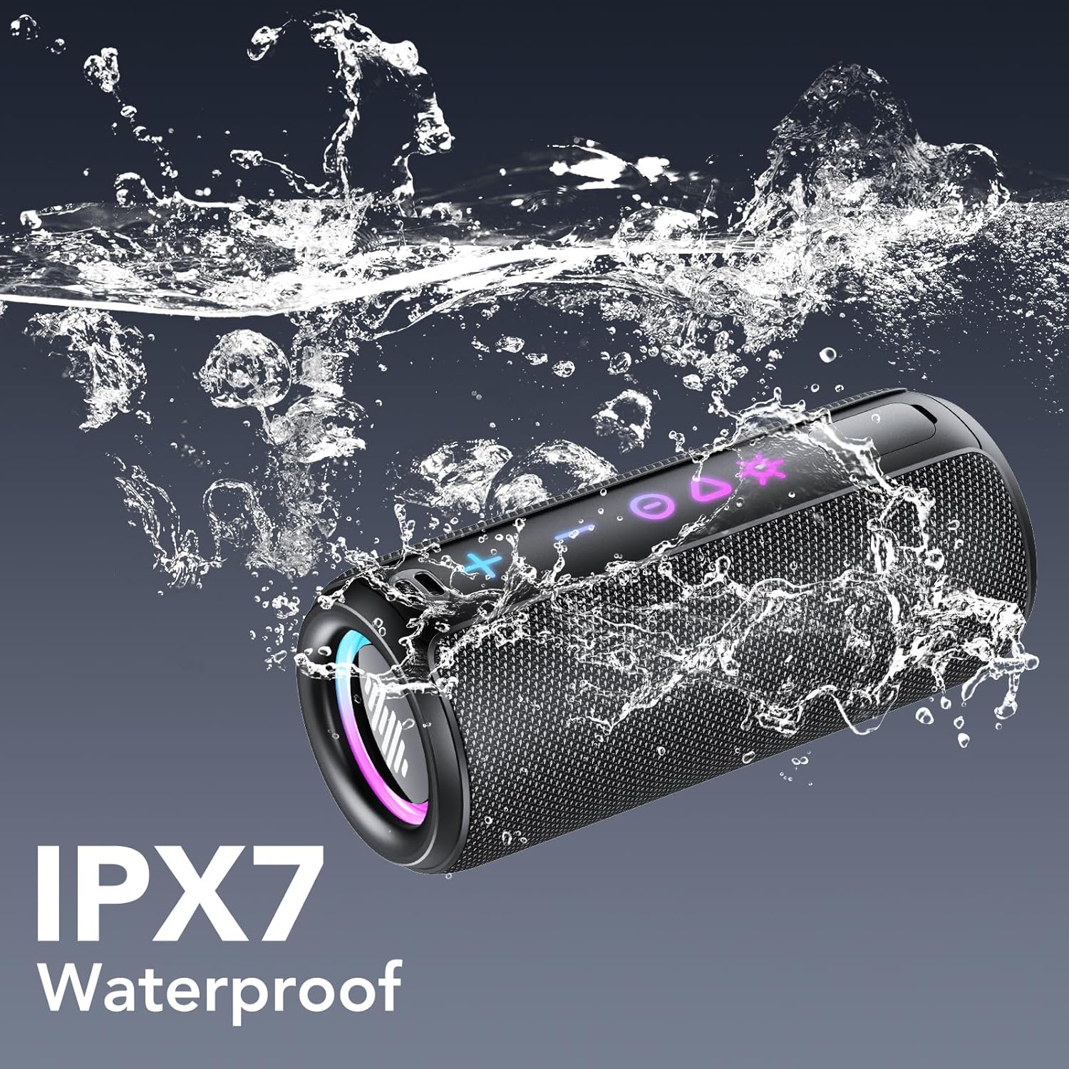 Thumbnail 2 de TIMU Bluetooth Speaker Portable Wireless with 360° Stereo, 30W, 30H Battery and IPX7 for Outdoors
