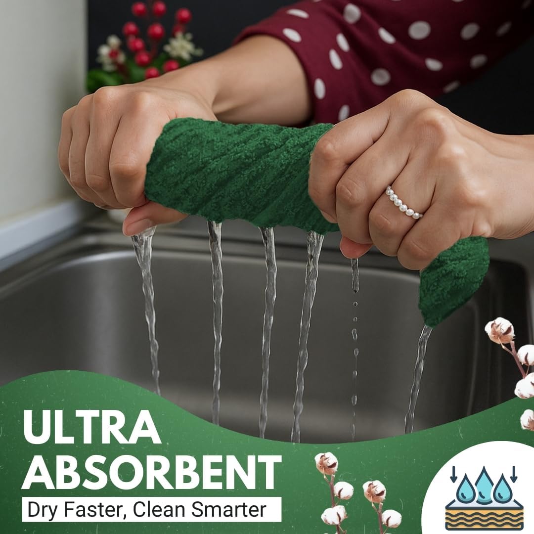 Thumbnail 2 de Infinitee Xclusives Cotton Kitchen Towels