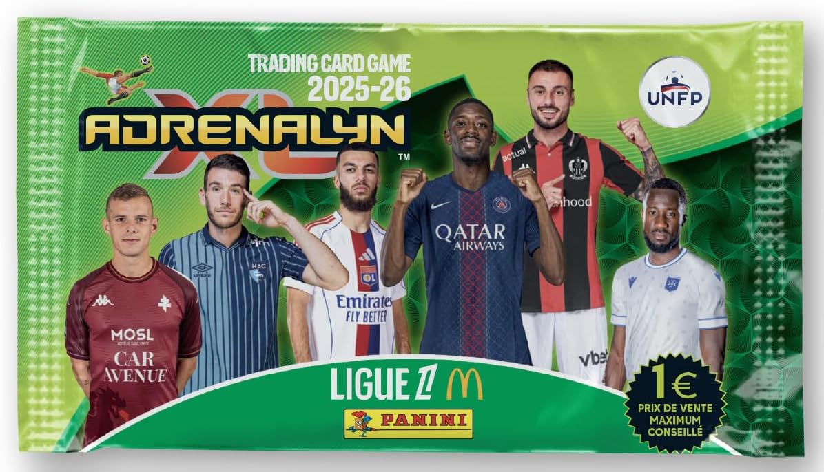 Thumbnail 3 de Panini Adrenalyn Ligue 1 McDonald's 2025-2026 Starter Pack (Raccoglitore + 4 tasche) - la tua prima collezione ufficiale
