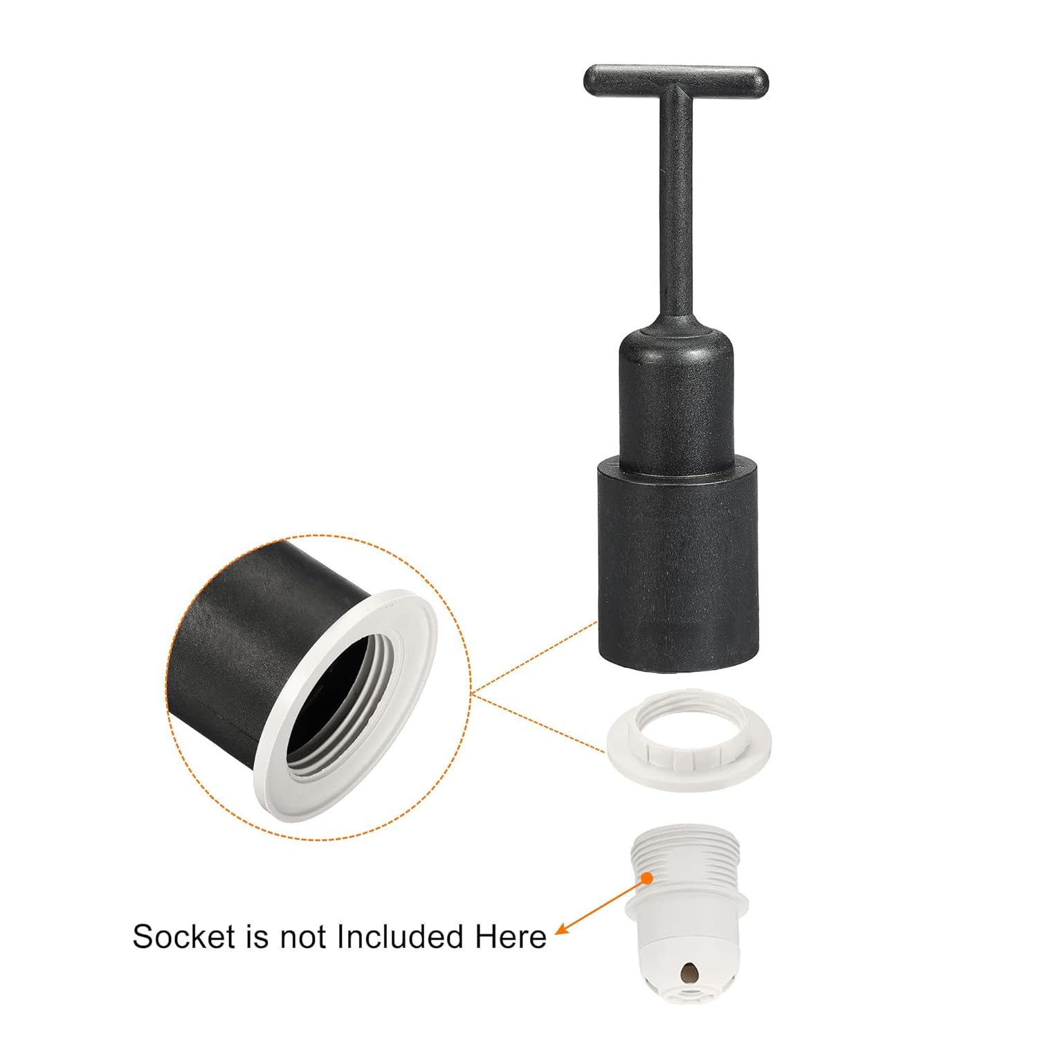 Thumbnail 3 de TA-VIGOR E14 Light Socket Ring Removal Tool Kit (5-piece) for lampshade socket rings