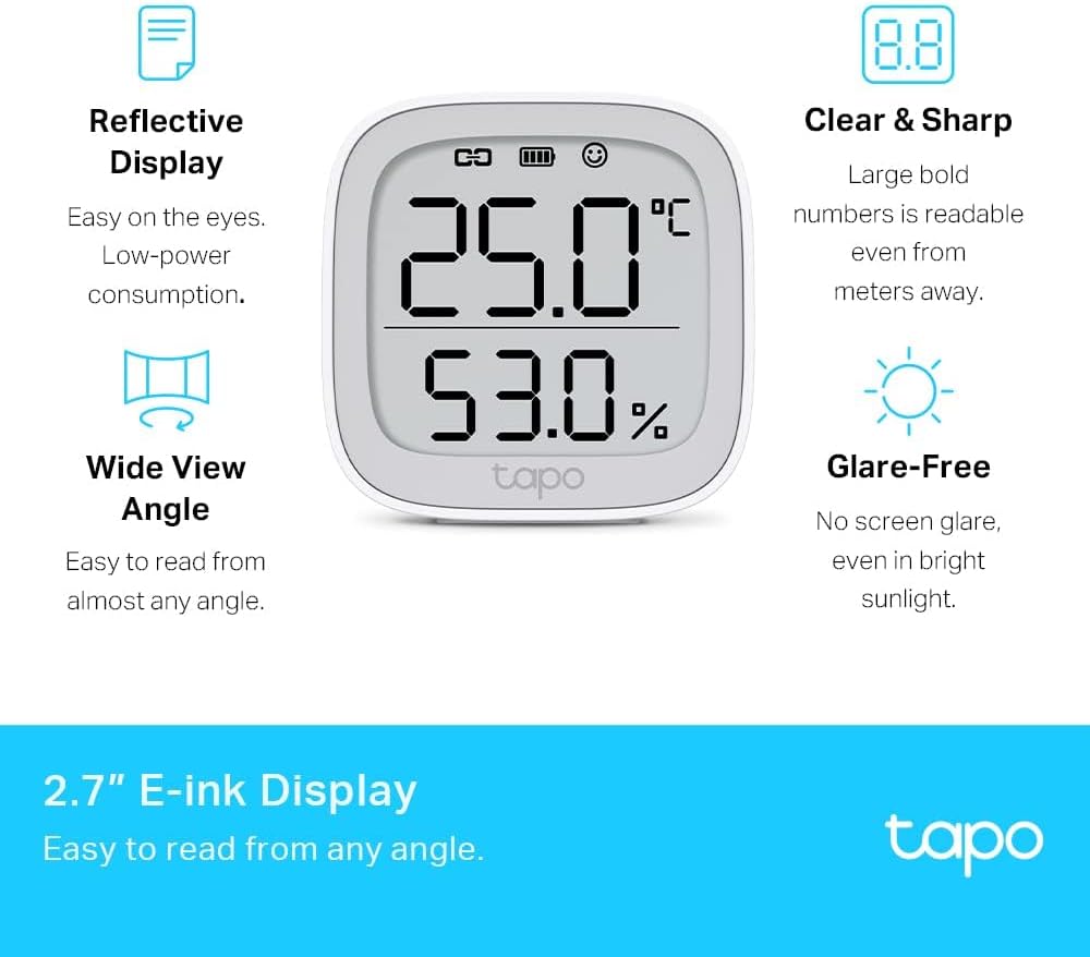 Thumbnail 4 de Tapo T315 Smart Room Thermometer 2.7"