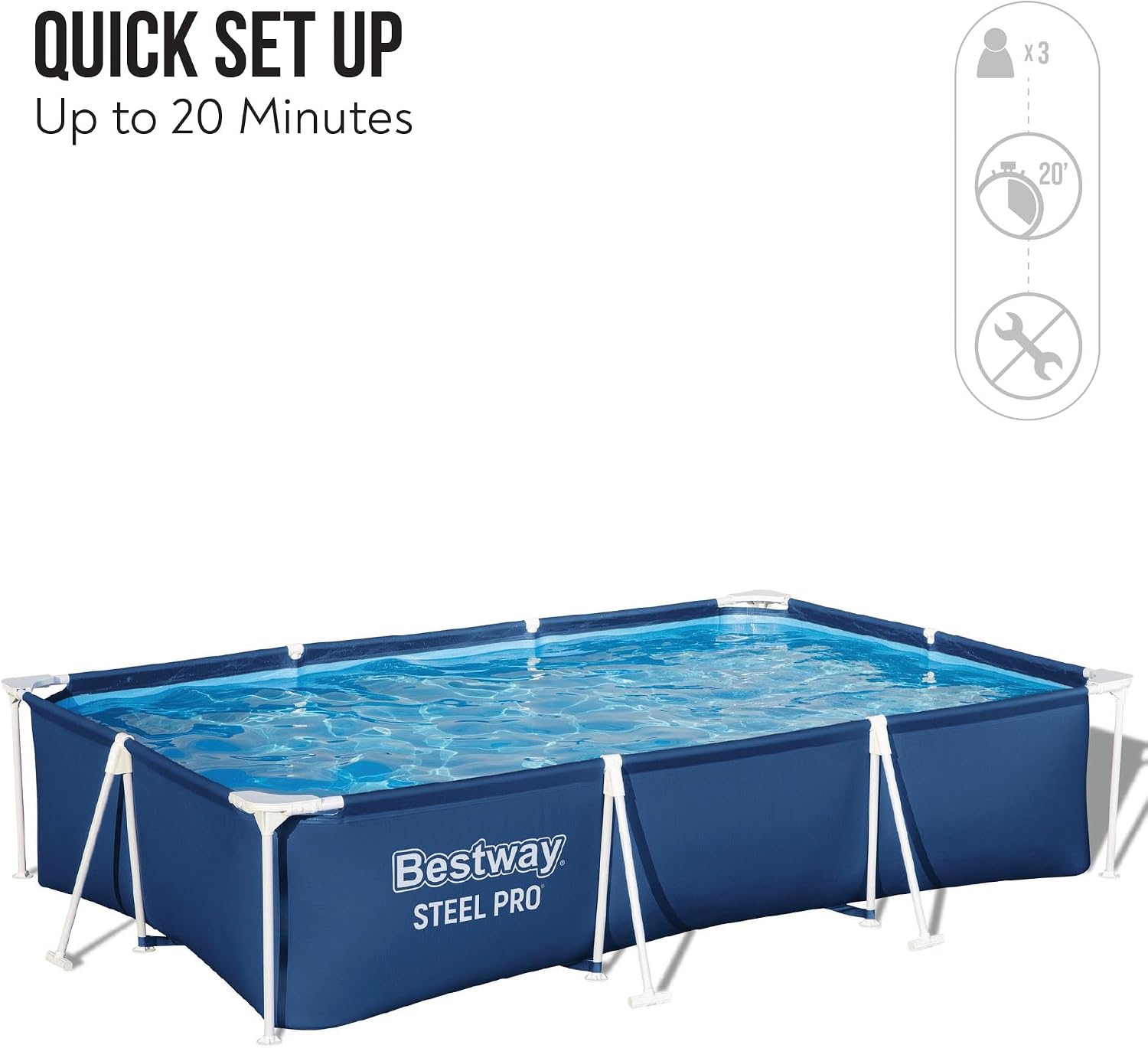 Thumbnail 4 de Bestway Steel Pro Pool 9.10ft